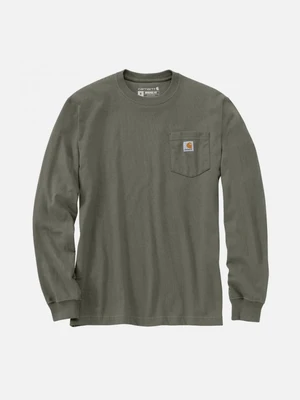 (K126) 워크 포켓 긴팔티 DUSTY OLIVE